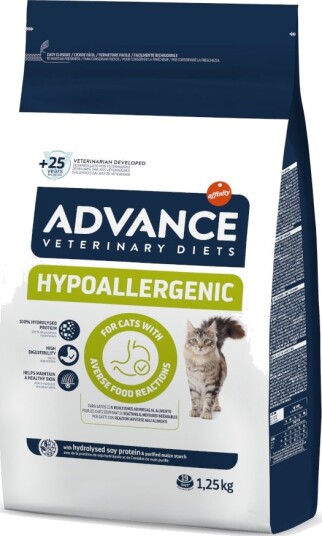 Affinity Advance Veterinary Diets Tørrfôr Veterinary Hypoallergenic Diets Feline 2 X 1.25 kg