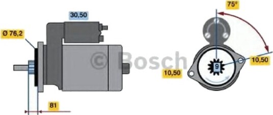 BOSCH 0 986 016 250 Starter