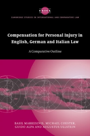 Compensation for Personal Injury in English German and Italian Law