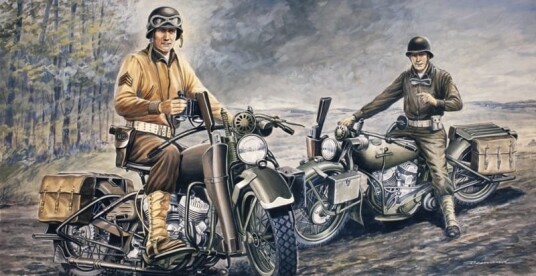 Italeri 1/35 U.S. Motorcycles - D-Day Normandy 1944