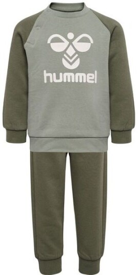 Hummel Hmlhumming joggedress sett Dusty Olive Hummel Hmlhumming joggedress sett Dusty Olive