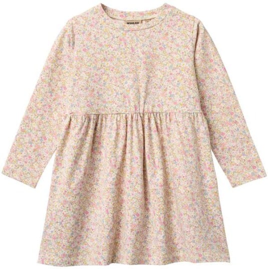 Wheat Sessa langermet kjole barn Blush Flower Meadow 98