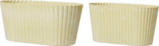 Wikholm Form Yodit Plant Oval 2pcs sett Gul Wikholm Form Yodit Plant Oval 2pcs sett Gul