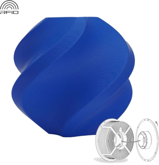 Bambu Lab Pla Basic Filament Refill 1.75 Mm 1 Kg Blue Bambu Lab Pla Basic Filament Refill 1.75 Mm 1 Kg Blue