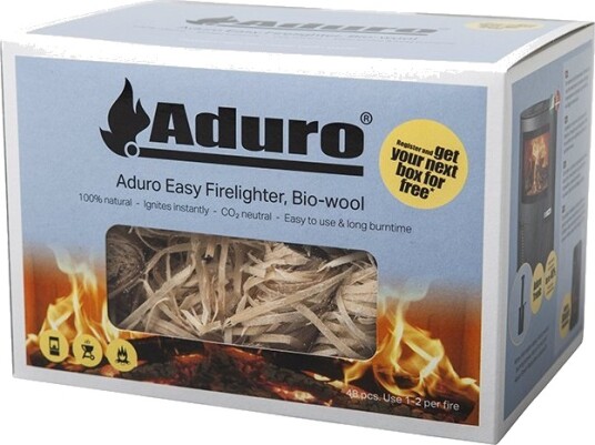 Aduro Easy Firelighter Bio-wool 48stk Aduro Easy Firelighter Bio-wool 48stk