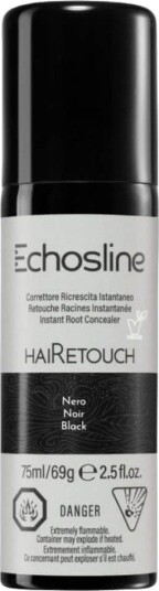 Echosline Hairetouch Black Instant Root Concealer 75 ml
