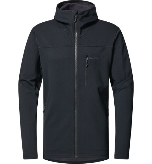 Haglöfs Rosson Mid Hood Men True Black Haglöfs Rosson Mid Hood Men True Black