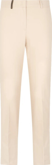 Peserico Dame Bukser Beige M,