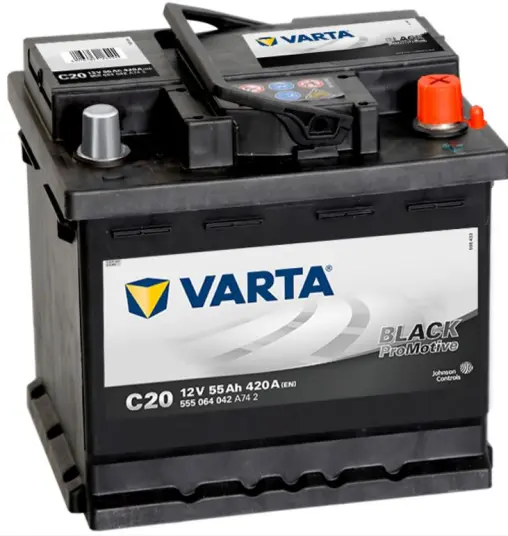 Varta Black Dynamic C20   Startbatteri   12v 55Ah 420CCA