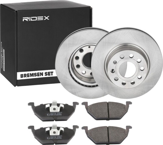 Bremseskiver og klosser RIDEX 3405B1515