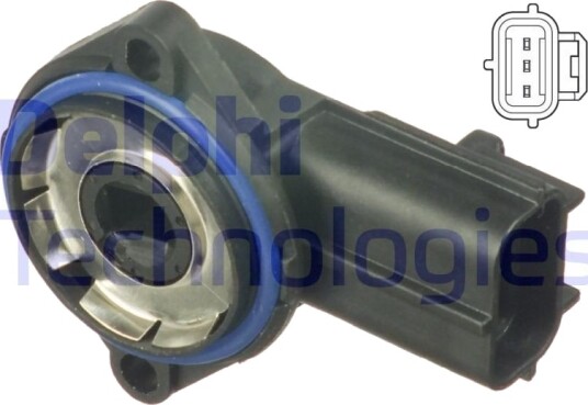 DELPHI SS10528-12B1 Sensor, drosselventilstilling DELPHI SS10528-12B1 Sensor, drosselventilstilling