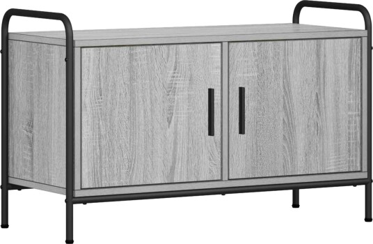 vidaXL TV skap 79,5 x 33 x 50 cm Grå Sonoma Konstruert tre