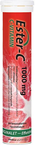 Ester C Brusetabletter 1000 mg 20 Brusetabletter Ester C Brusetabletter 1000 mg 20 Brusetabletter