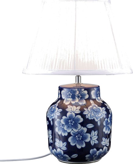PR Home Bordlampe Fanny 47cm Blå Bordlamper