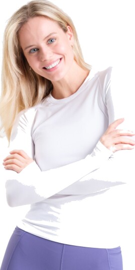 LEVITY Essential Seamless Long Sleeve White Brilliant XL