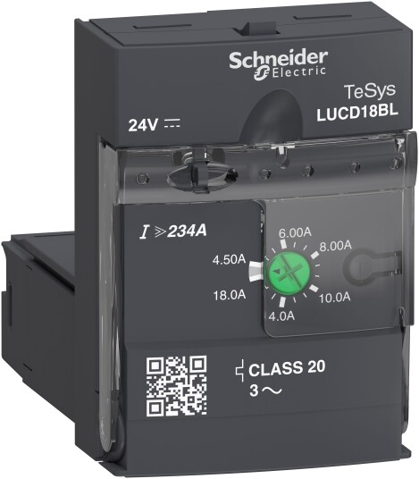 Schneider Electric Beskyttelsesmodul LUCD18BL 4,5-18 A, 24 v