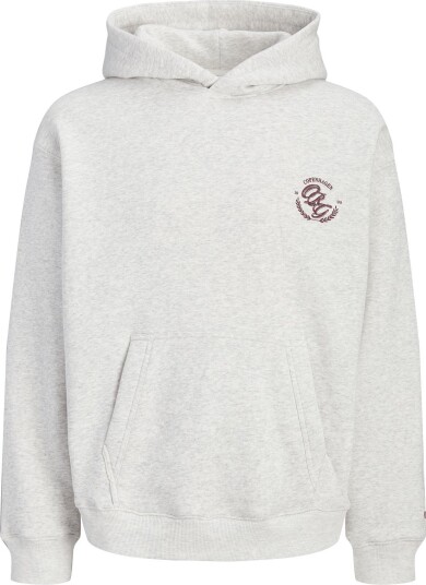 Jack & Jones Jorfrederiksberg Back Sweat Hood White XL
