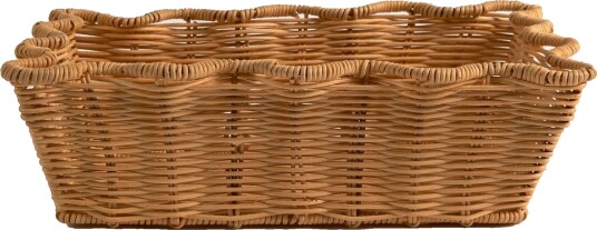 Pick A Poppy Scallop Kurv 20x30 cm Naturlig Pick A Poppy Scallop Kurv 20x30 cm Naturlig