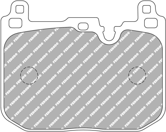 FERODO RACING FCP4872H Bremseklosser FERODO RACING FCP4872H Bremseklosser