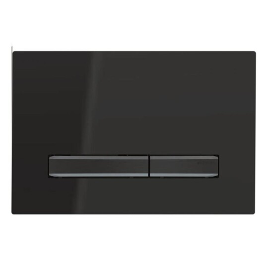 Geberit Sigma50 Betjeningsplate Sort/Sortkrom/Sort