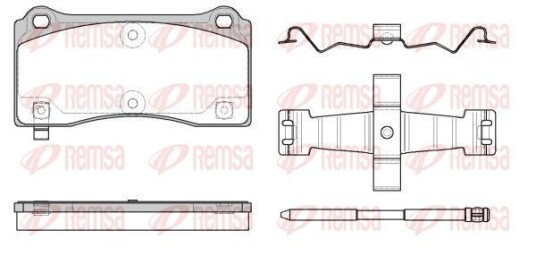 Bremseklosser REMSA 0983.14 Bremseklosser REMSA 0983.14