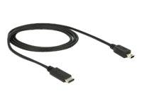 Delock USB type C-kabel - 24 pin USB-C til mini-USB Type B - 1 m