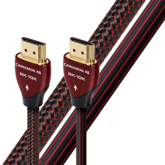 AudioQuest Cinnamon HDMI Ultra High Speed HDMI-kabel Sort AudioQuest Cinnamon HDMI Ultra High Speed HDMI-kabel Sort