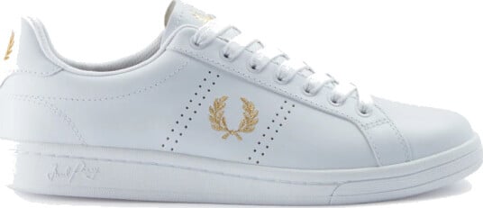 Fred Perry Herre Sko Hvit 43 EU,