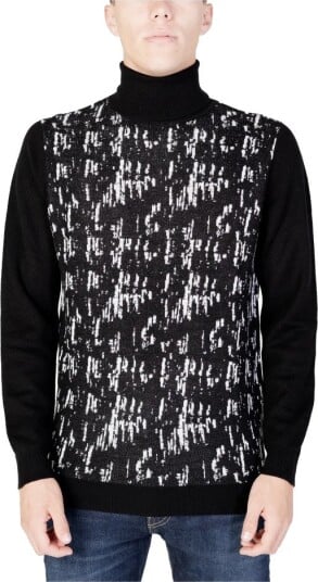 Antony Morato Herre Strikkevarer Svart L,
