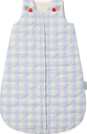 Garbo&Friends Quilted Sleeping Bag 0 6 M Plaid Sky Blue PLAID SKY BLUE 250