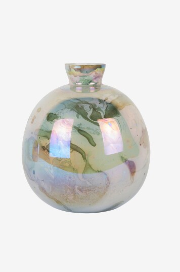 Present Time   Vase Melange Bottle   Grønn