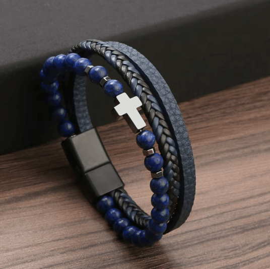 Nattens Kors - Armbånd - Steinkraft Gylden Jord Nattens Kors - Armbånd - Steinkraft Gylden Jord