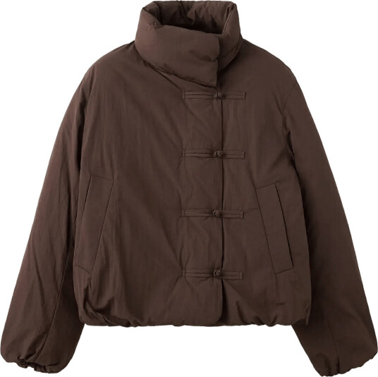 Mango Anorak Trufa Brown M