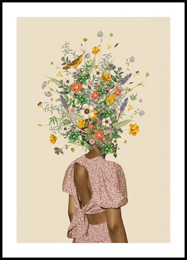 Wildflower bouquet Poster Plakat / 100x150cm