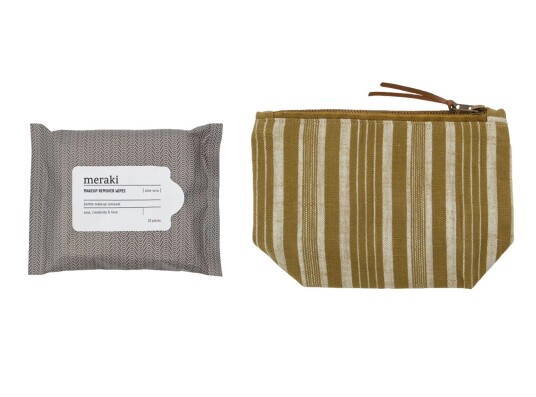 Meraki Makeup Pouch Dark Olive