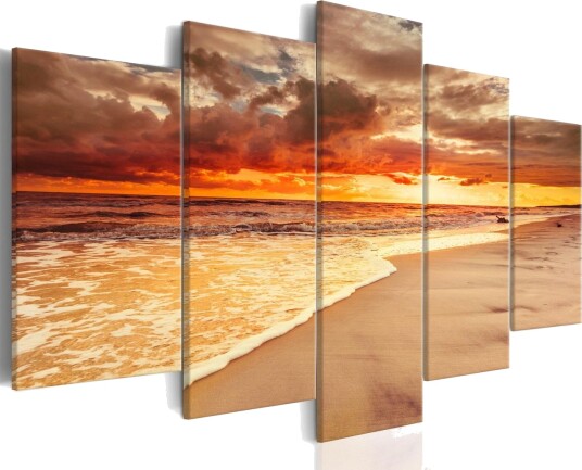 Bilde Sea Beautiful Sunset 100x50 Artgeist sp. z o. o.