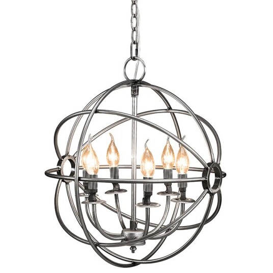 Artwood Krystallkrone Rome sølv 53 cm Artwood