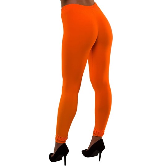 Wicked Costumes Ltd Leggings Neon Oransje M/L