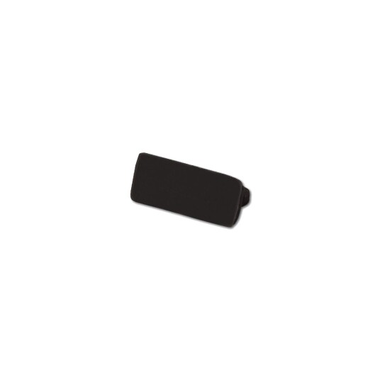 Ender til PVC profil 16x7 2 stk svart