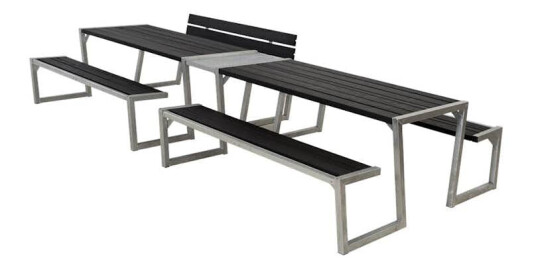 Benkbord PLUS Zigma Svart Dobbel Benkbord PLUS Zigma Svart Dobbel