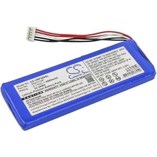 JBL Pulse 2 batteri (6000 mAh 3.7 V, Sort)