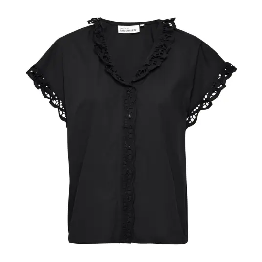 Karen by Simonsen Dame Bluser & Skjorter Svart M