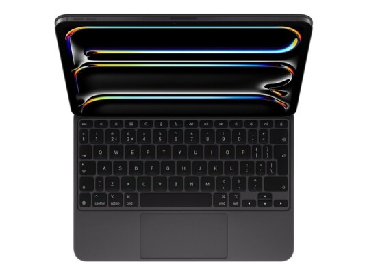 Apple Magic Keyboard - Tastatur Og Folioveske - Med Styrepute - Bakbelysning - Apple Smart Connector - Qwerty - Storbritannia - Svart Apple Magic Keyboard - Tastatur Og Folioveske - Med Styrepute - Bakbelysning - Apple Smart Connector - Qwerty - Storbritannia - Svart