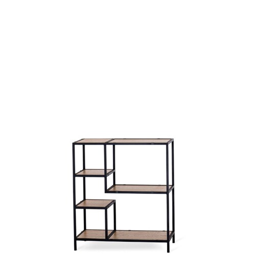Torkelson Steel hylle Svart 90 x 39 cm Svart