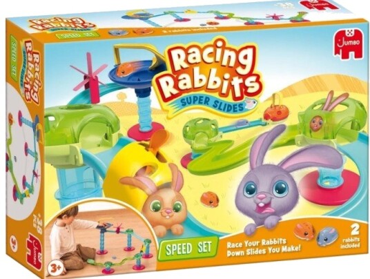Tm Toys Speed Racing Kaniner 2 Figurer 15 Deler Med Koffert Fra 3 År