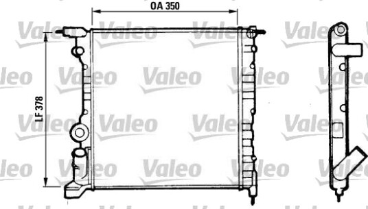 Radiator motorkjøling VALEO 816656