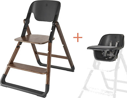 Ergobaby Evolve 2 i 1 matstol med babyset Mörk Black Ergobaby Evolve 2 i 1 matstol med babyset Mörk Black