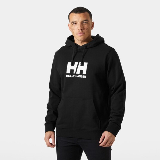 Helly Hansen HH Logo Hoodie Herre Svart L