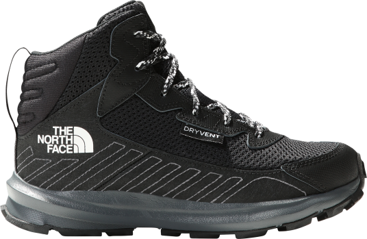 The North Face Kids' Fastpack Waterproof Mid Hiking Boots TNF Black 35