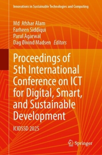 Proceedings of 5th International Conference on ICT for Digital Smart and Sustainable Development